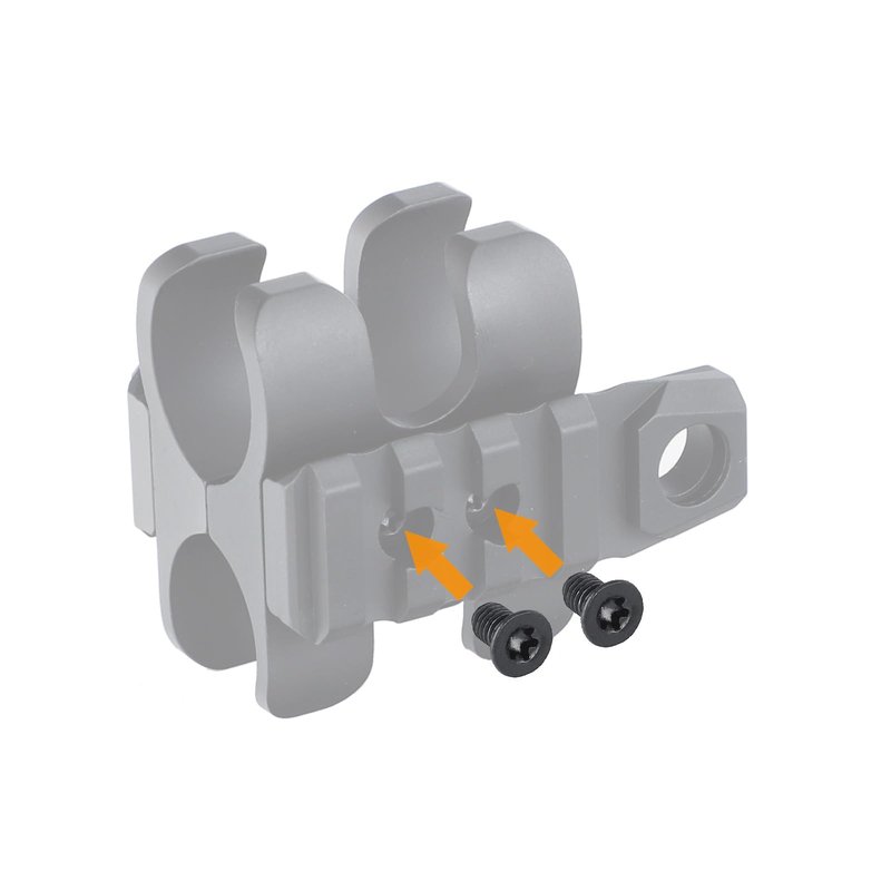 ohhunt Barrel Clamp Mount Clamping Installation for Shotgun Light Mount (Barrel Clamp with QD)
