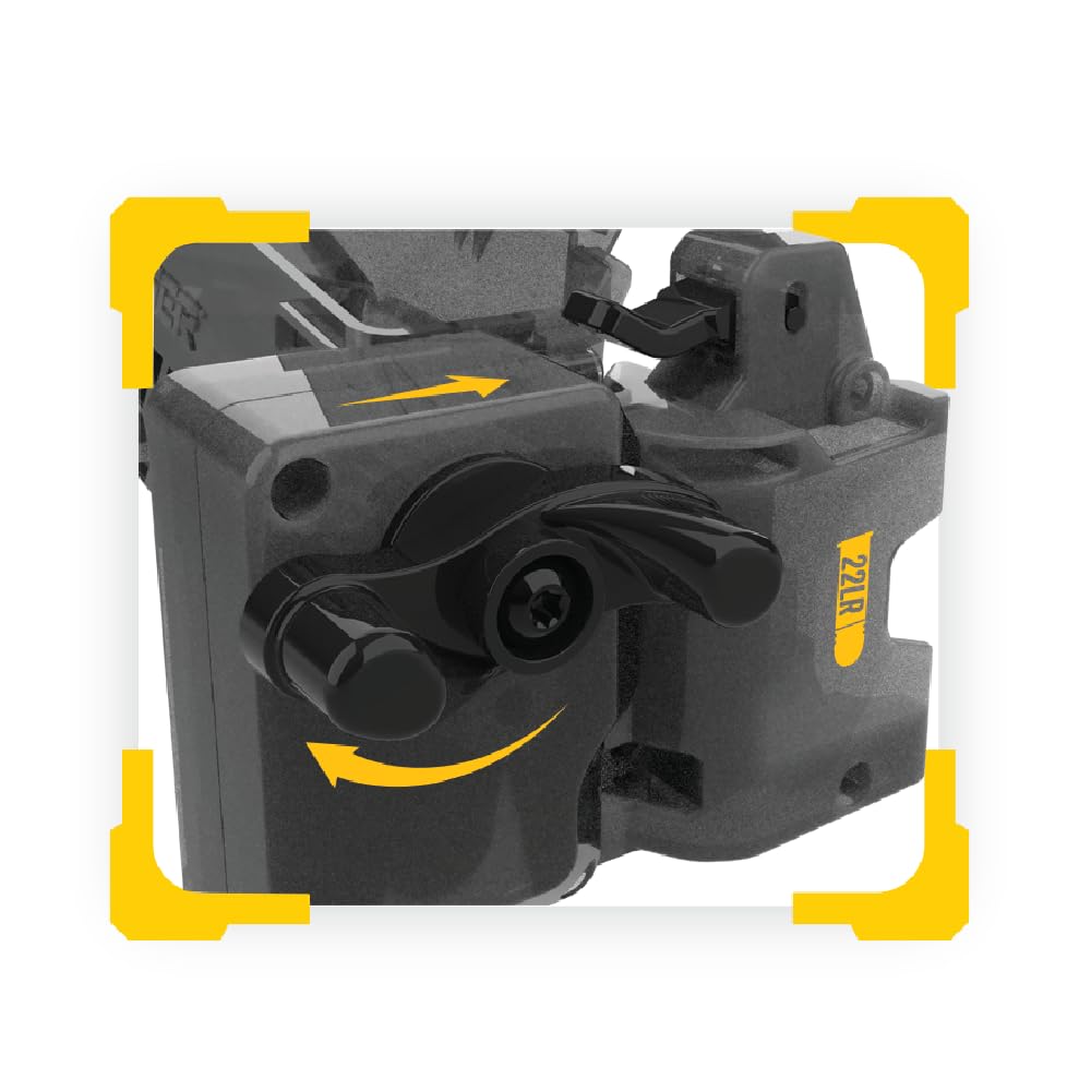 Caldwell 22LR Rimfire Rotary Magazine Loader with Durable Construction for Indoor and Outdoor Shooting, Black