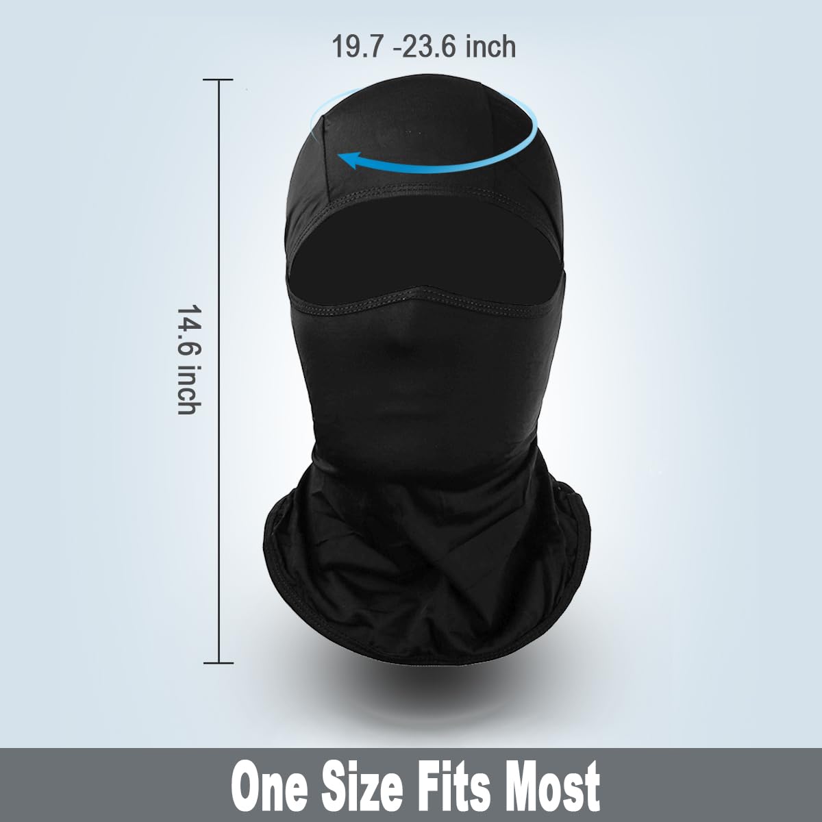 Achiou Ski Mask Balaclava Shiesty, Motorcycle Summer Ice Silk Thin Breathable UV Protection for Men Women