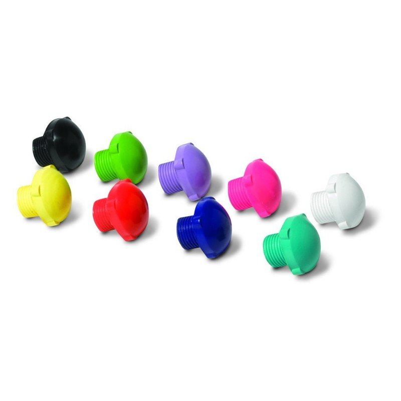 Sure-Grip Fomac Dance Plugs - Suitable for Jam Skating - Versatile Toe Stop Replacements for Enhanced Skating Performance - Durable & Stylish, Comes in Variety of Colors - A Pack of 2 (5/8", Black)