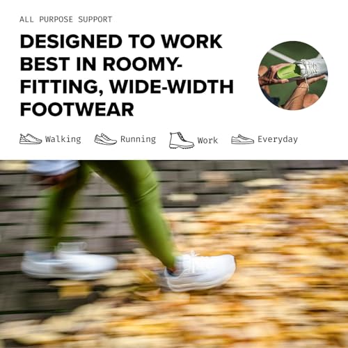 Superfeet All-Purpose Wide-Fit Support Insoles (WideGreen) - for Wide Footwear Only - Trim-to-Fit Orthotic Arch Support Shoe Inserts