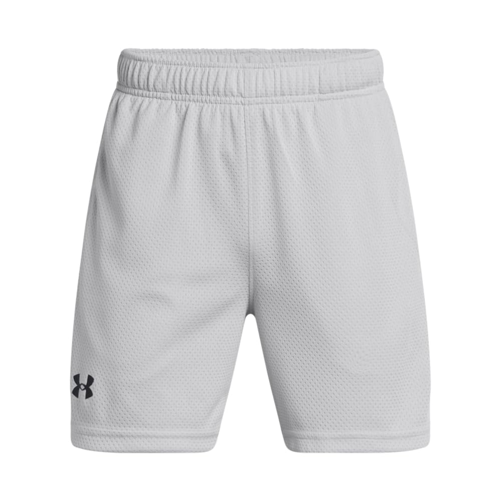 Under Armour Boys Tech Mesh Shorts, (011) Mod Gray / / Black, Medium