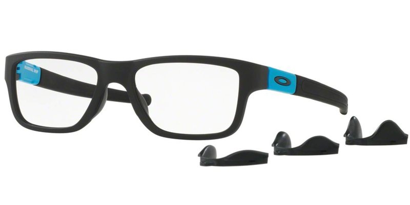 Oakley Marshal (Truebridge) OX8091-0451 Sunglasses Satin Black w/Demo Lens 51mm