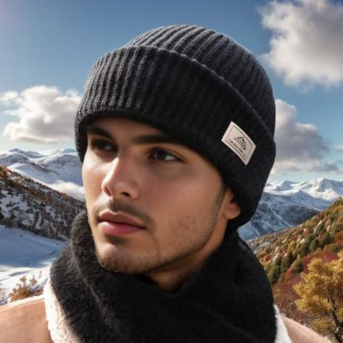 Skull Cap 2 in 1 Balaclava Ski Mask Winter Balaclava Mask Warm Face Mask and Beanie Hats for Men Women