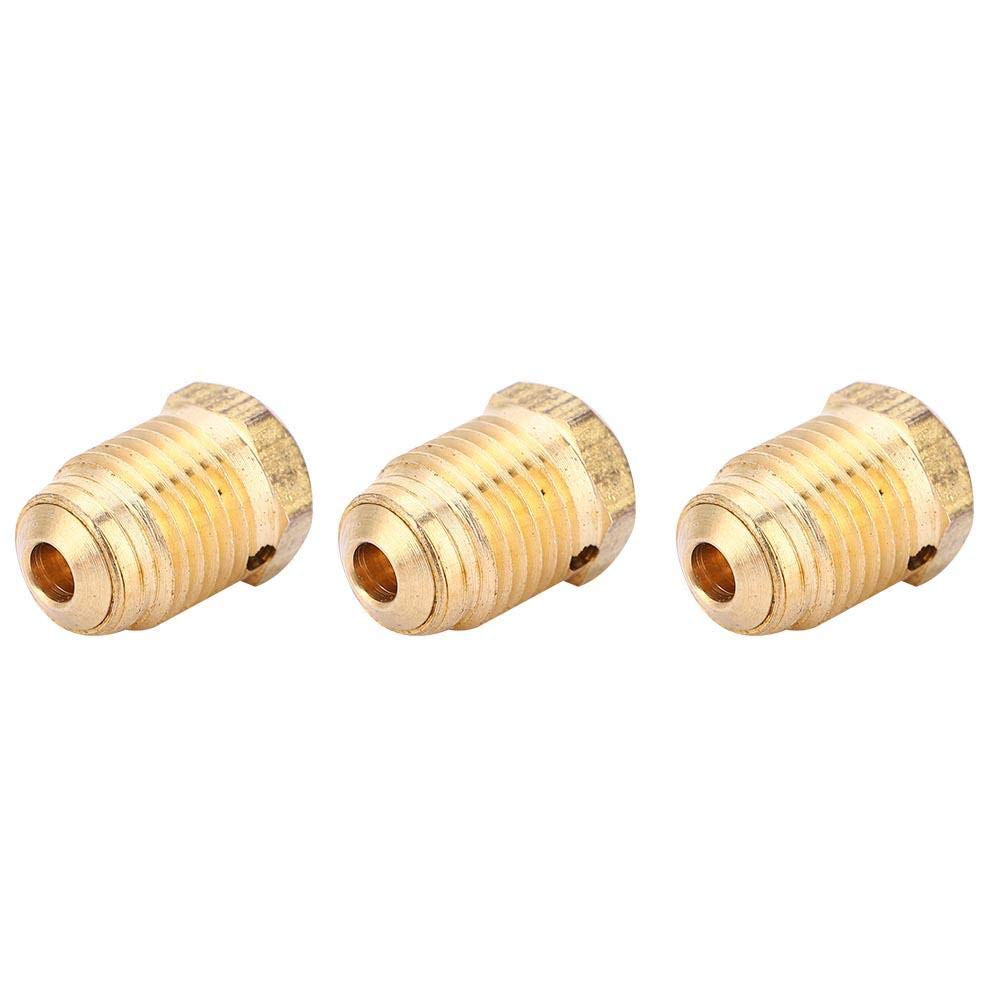 Alomejor Burst Disk, Copper, 3/8 24UNF, 3K or 5K, for Regulator or Valve, 0.4x0.4x0.4 Inch, Pack of 3