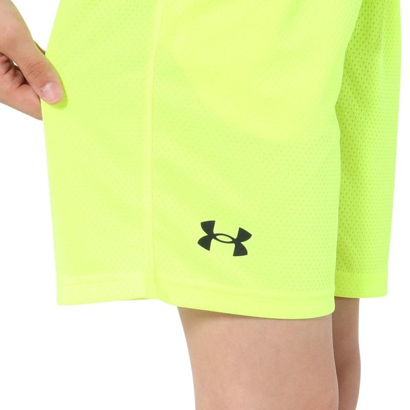 Under Armour Boys Tech Mesh Shorts, (731) High Vis Yellow / / Black, Small