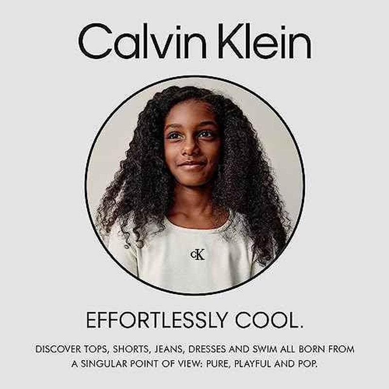 Calvin Klein Girls' One-Piece and Two-Piece Bikini Swimsuits with UPF 50+ Sun Protection, Quick Drying Bathing Suit