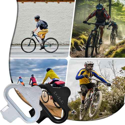 BUCKLOS SPD Cleats BH-51 / BH-56 Compatible with Shimano MTB SPD Pedals for Indoor Cycling and MTB Mountain Bicycle Shoes