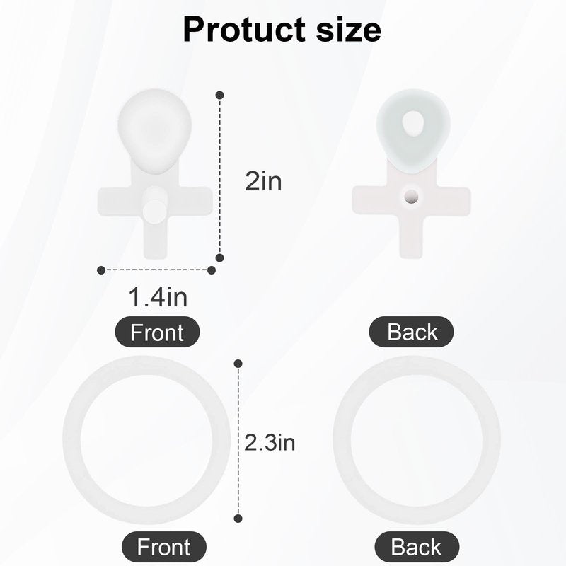 gocola Replacement Leak Stopper Compatible with Thermos Funtainer 16 Oz Stainless Steel Vacuum Insulated Bottle (6+6)