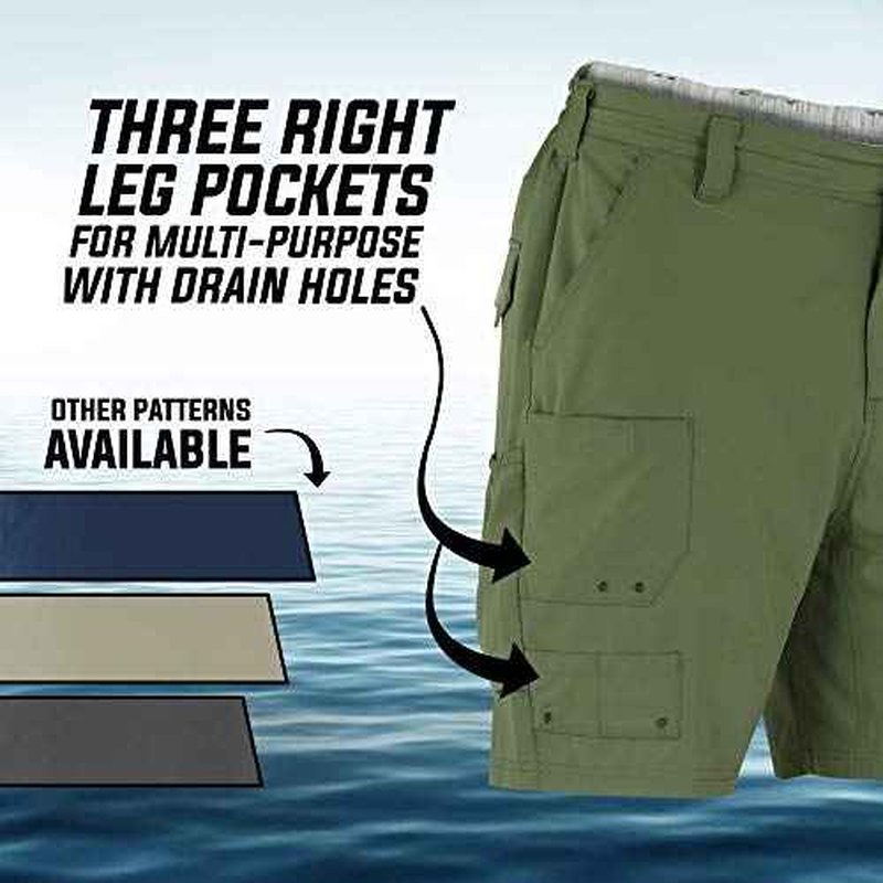 Mossy Oak Fishing Shorts for Men Quick Dry Flex