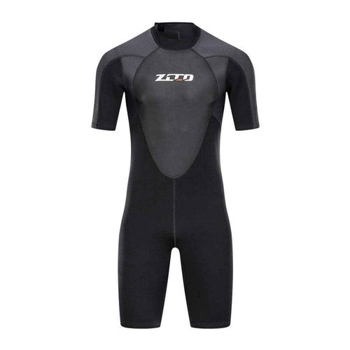 ZCCO Shorty Wetsuit Men's 3mm Premium Neoprene Full Sleeve for Snorkeling, Surfing,Canoeing,Scuba Diving Suits (3MM,L)