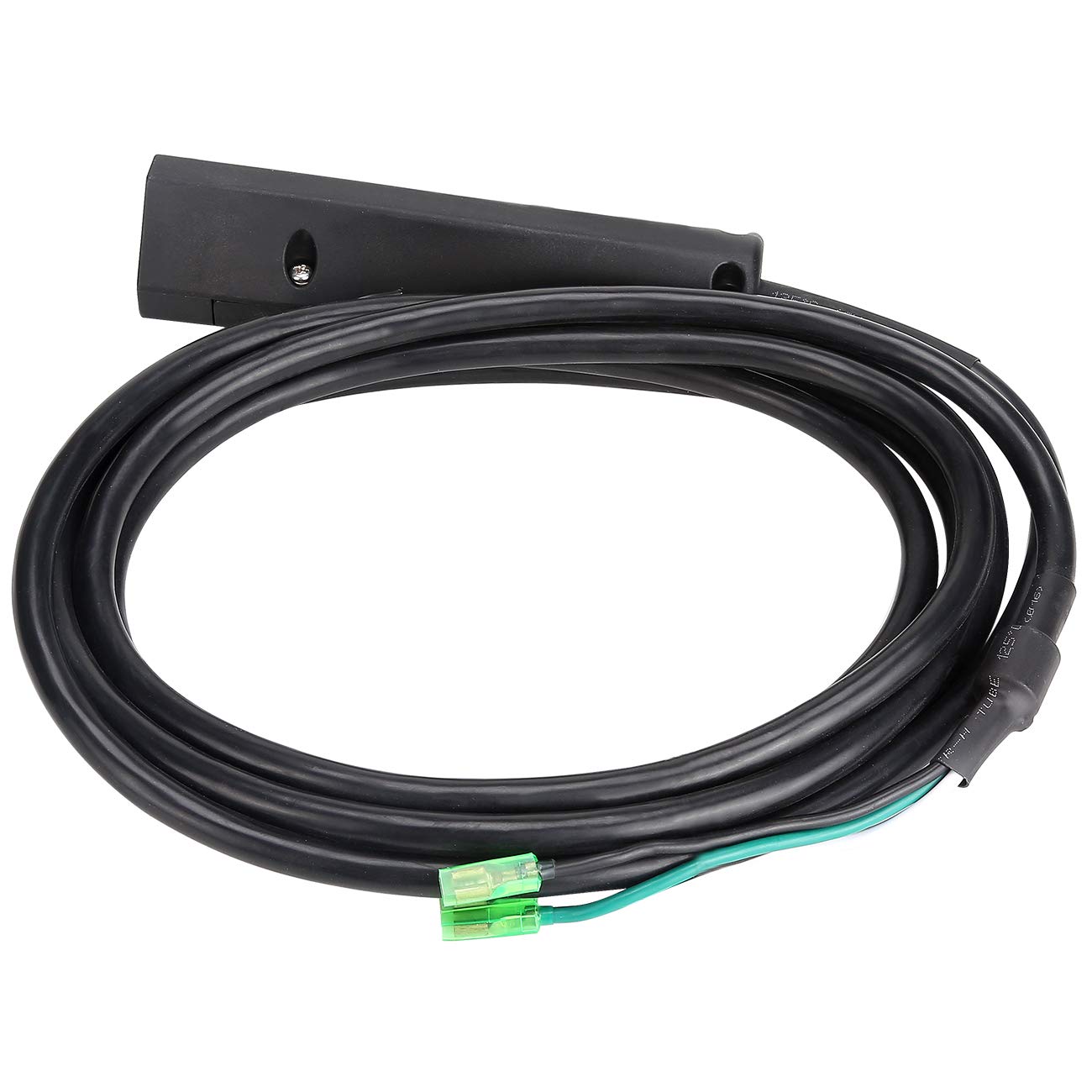 10L0L Golf Cart 48V Battery Charger Plug for EZGO TXT & RXV, 3-Pin Triangle Handle Plug with 8 inch DC Cable Cord, OEM# 611218 604321 8009