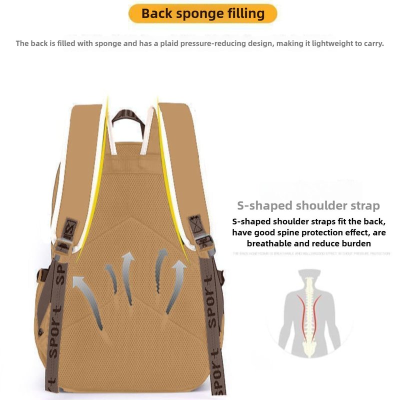 Cute Pink Capybara Backpack with Chic Case and More Pins Ita Bag Kawaii Cartoon Large Capacity Mochila De Capybara (Brown3)