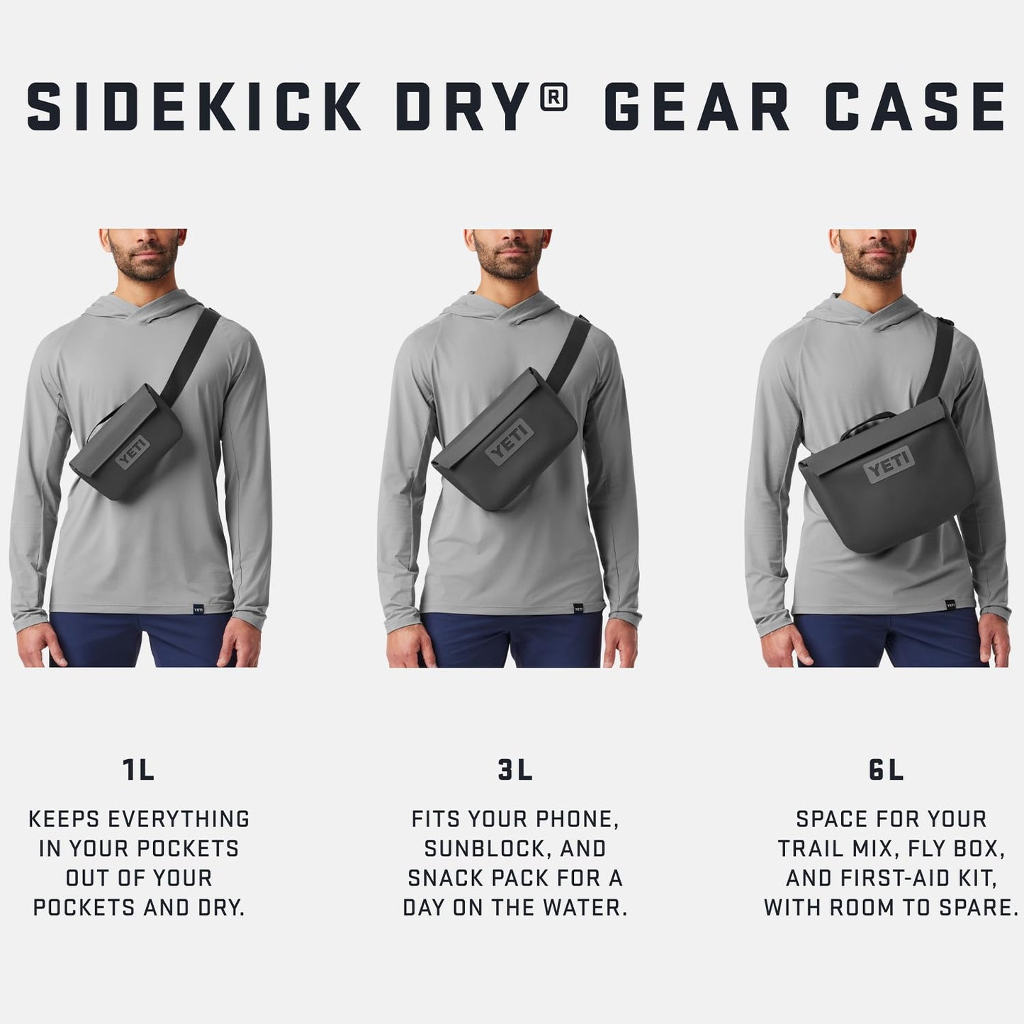 YETI Sidekick Dry 6L Gear Case, Navy