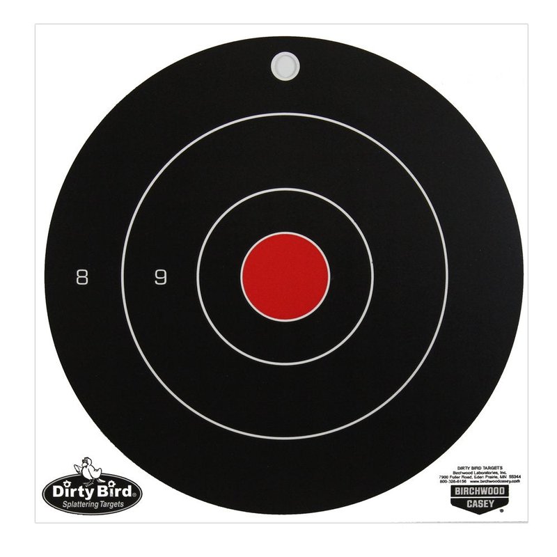 Birchwood Casey Dirty Bird Target 8 inch Bull 25 Pack