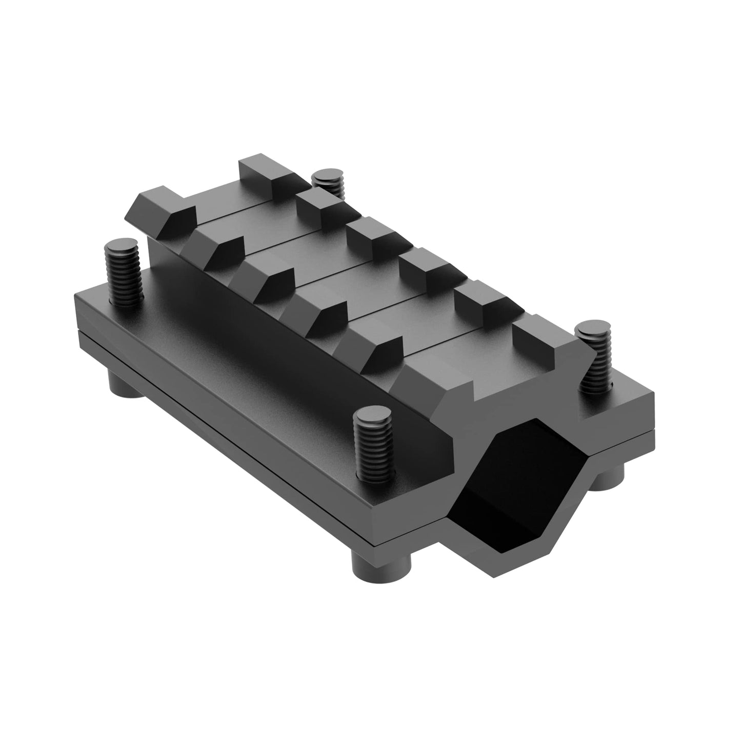 TPO 21mm Picatinny Rail Base Adapter Shotgun Barrel Clamp Picatinny Rail Mount for Flashlight Bipod (Barrel Range 0.5" to 0.84") MT050-084