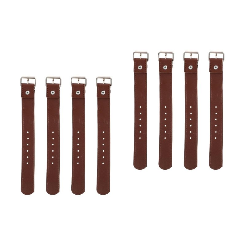 Abaodam Adjustable Bike Front Basket Straps 4 Pairs Sturdy Cycling Basket Belts for Kids and Outdoor Use 8.85X1.18X0.78In