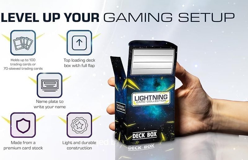 50 Pokémon Cards Bundle - Includes Rare Legendary Card & LCC Deck Box | Ideal for Collectors