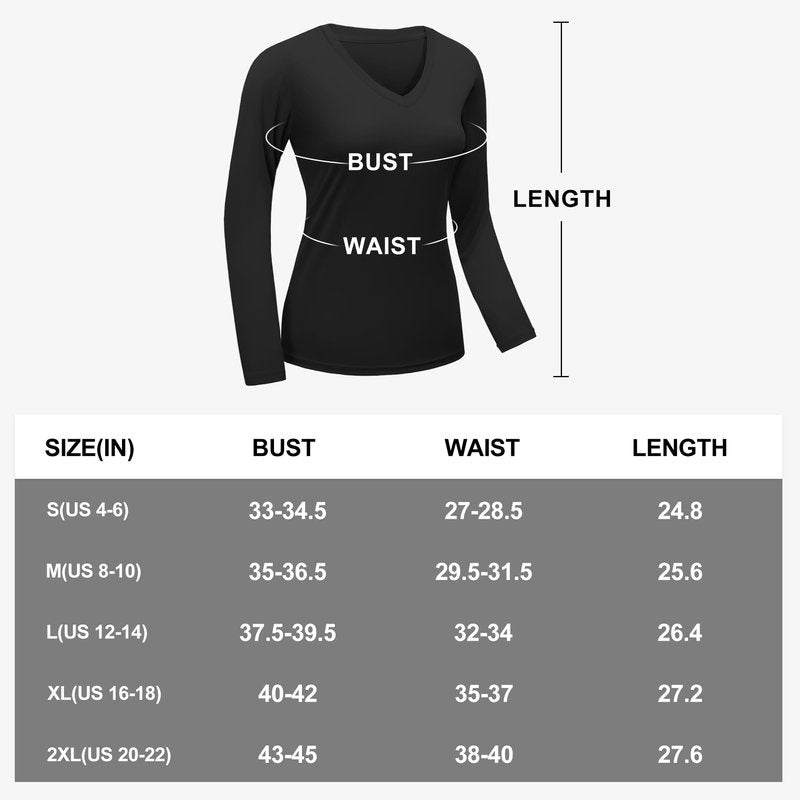 7 Pack Womens Long Sleeve Workout Tops Moisture Wicking Athletic Shirts Running Quick Dry V Neck T Shirts for Women