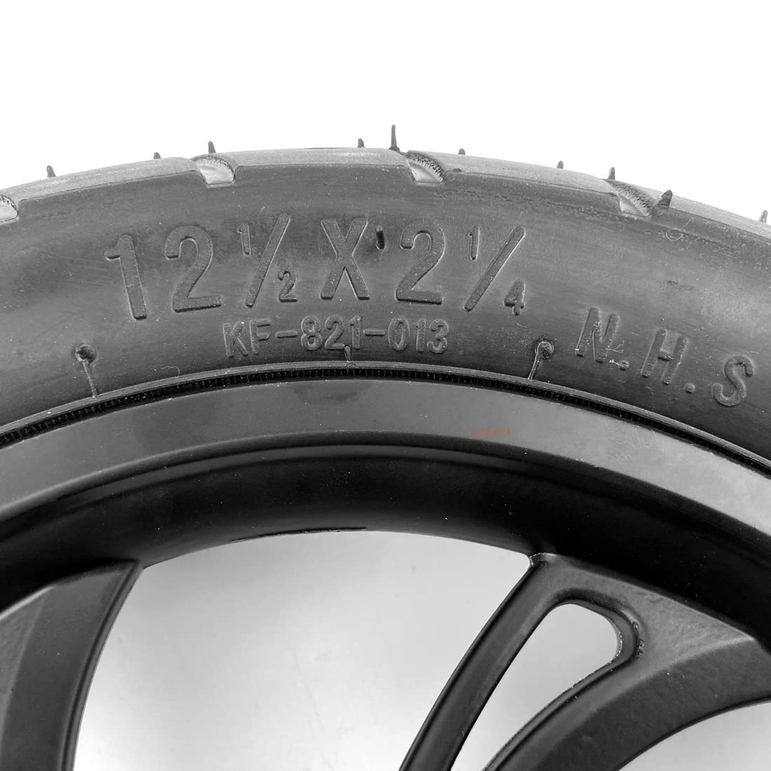 12inch Wheel With Pneumatic Tire Tube Compatible With 160mm Disc Brake 12 1/2 X 2 1/4 Black Wheel For Mini Bicycle Scooter(black with disc)