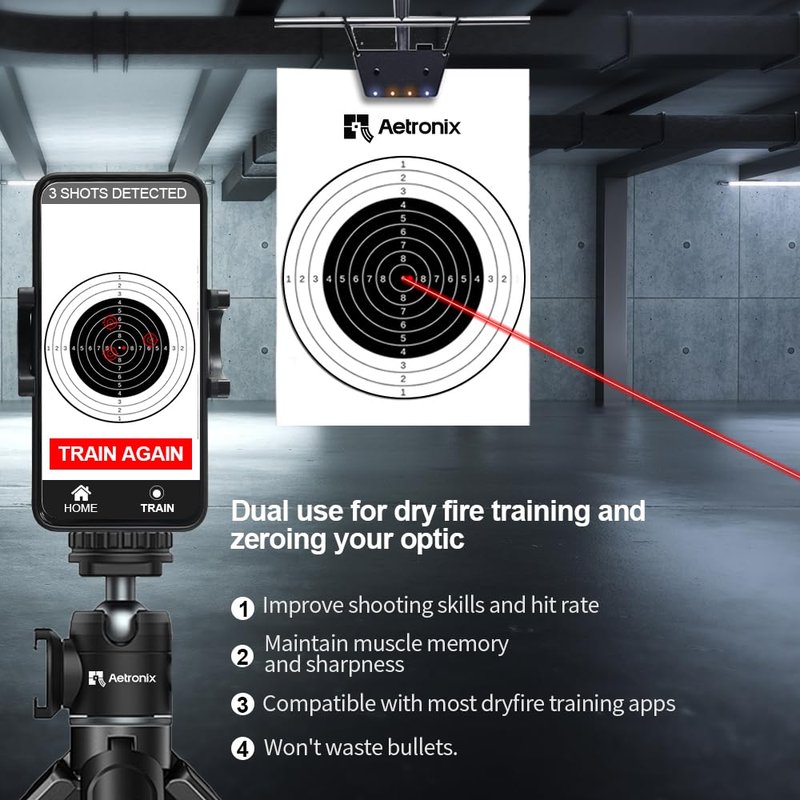 40S&W Dry Fire Training Laser Cartridge Spare O-Rings & Battery Suitable for Improving Shooting Skills