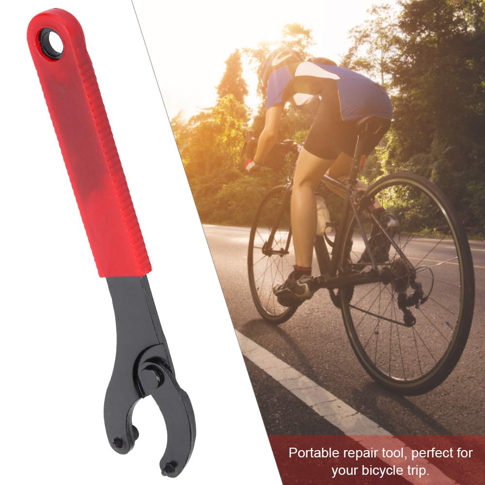 Kuuleyn 2Pcs Bottom Bracket Tool,Bicycle Center Shaft Removal Tool, Eight Character Wrench Mountain Bike Bottom Bracket Tool Flywheel Locking Ring for Biking Cycling