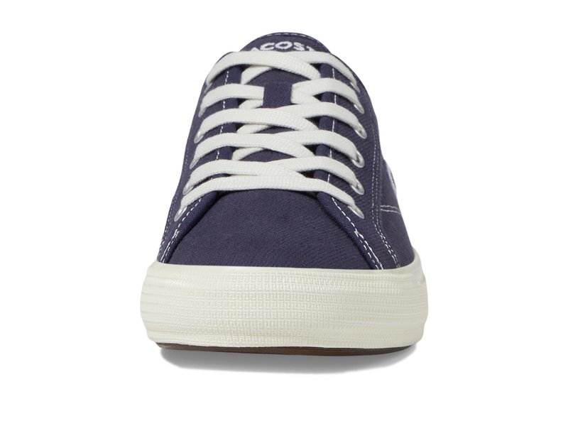 Lacoste Men's BACKCOURT Sneaker, NVY/Off WHT, 13