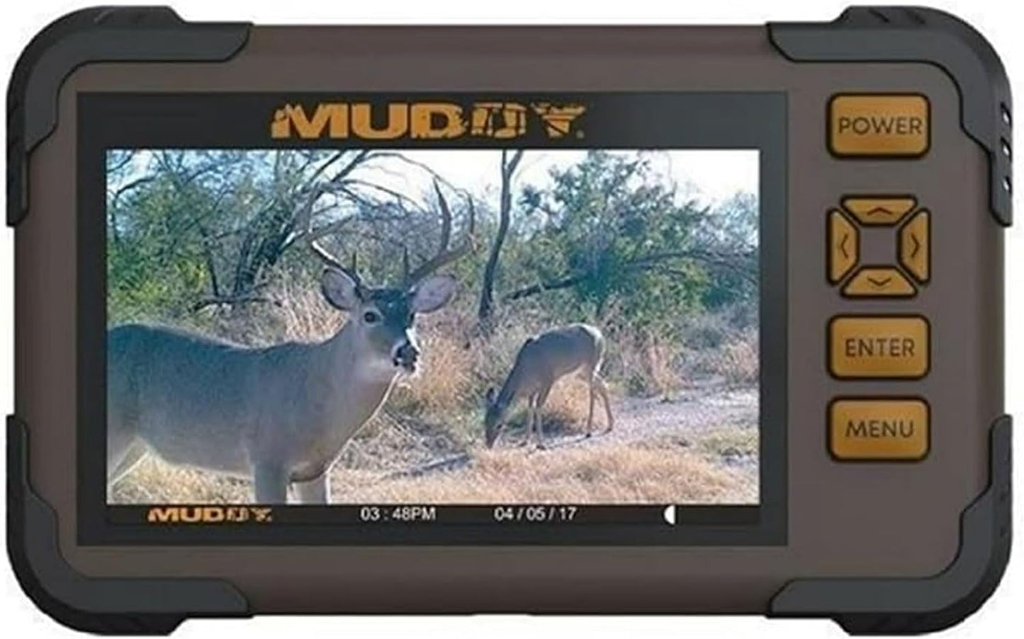 Muddy CRV3 HD SD Card Viewer - Water-Resistant Outdoor Card Reader with 4.3" LCD Screen | Supports Up to 32GB
