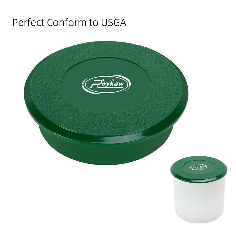 Roykaw Golf Cup Cover, Golf Putting Green Hole Covers for Golf Course Hole/Golf Practice Training Aids Holes, ABS Golf Hole Cover, Non-Slip, Conforms to USGA Standard