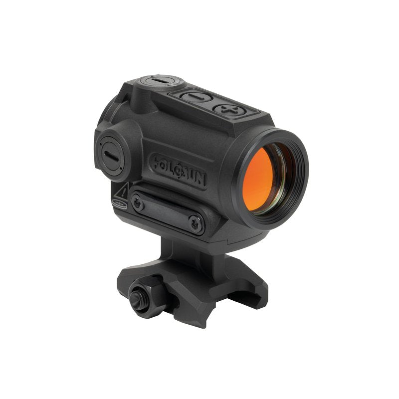 Holosun ARO-CORE Red Dot Sight with Shake Awake, 22mm Optical Window, 12 Brightness Settings, Co-Witness & Low Mounts Included (2 MOA, Red)