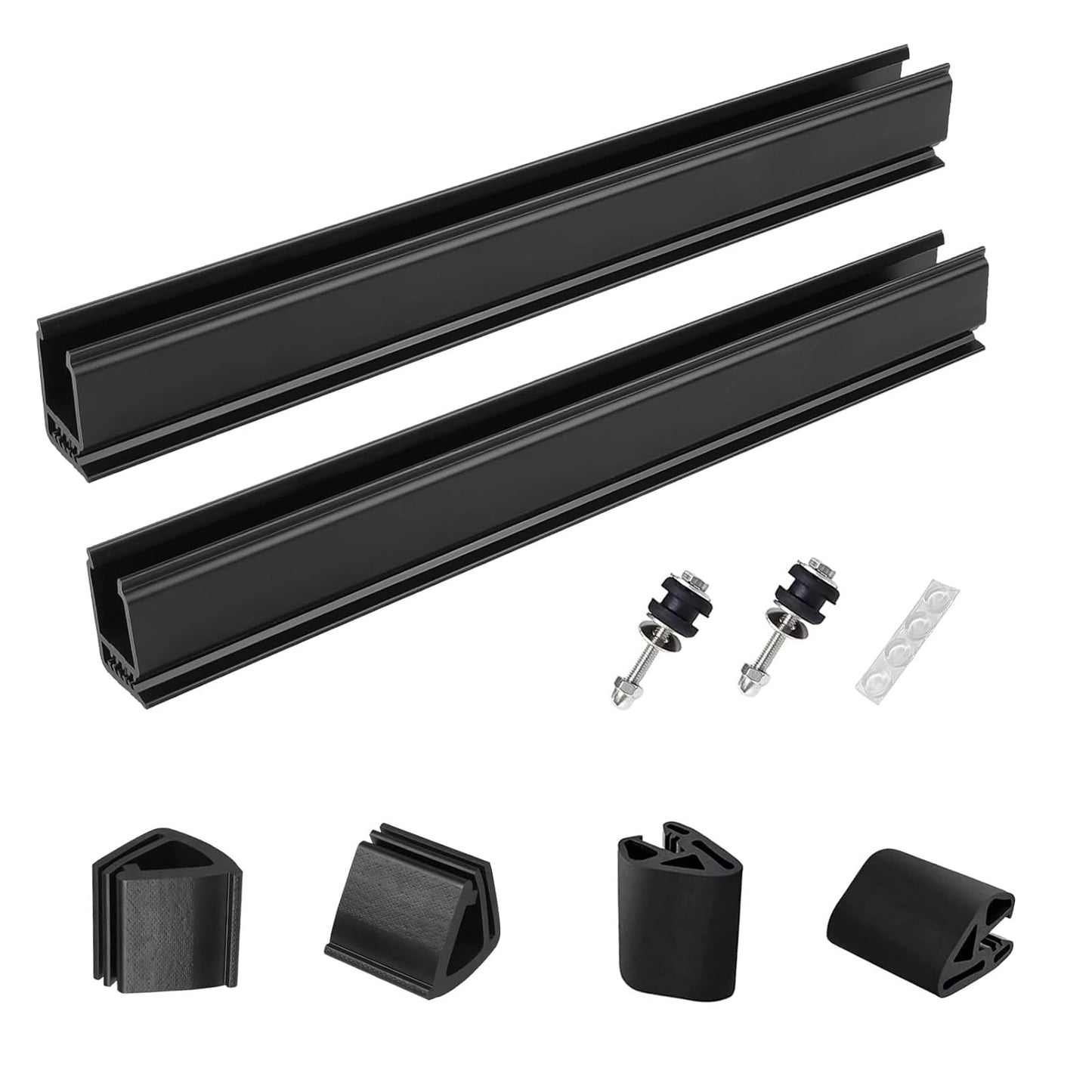 Golf Cart Windshield Clip Set for Club Car Precedent Fit for 1"x1" Tube OEM#101444101,102005801 Include 12.6" Windshield Sash Clips, Windshield Retaining Clips, Windshield Bottom