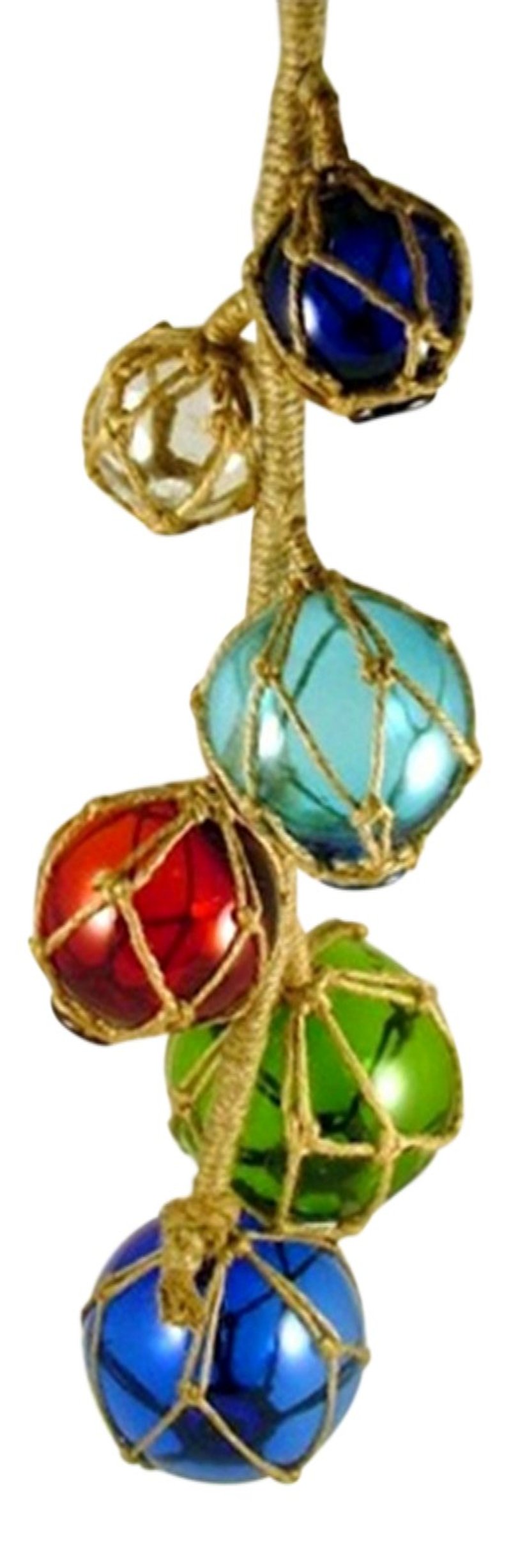 Upper Deck Japanese Glass Fishing Floats Fish Net Buoys Tiki Decor