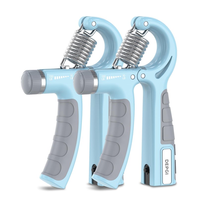 DEPGI Smart Grip Strength Trainer with App, Digital Hand Gripper with 10-130LB Resistance for Muscle Building & Injury Recovery(2 Pack)