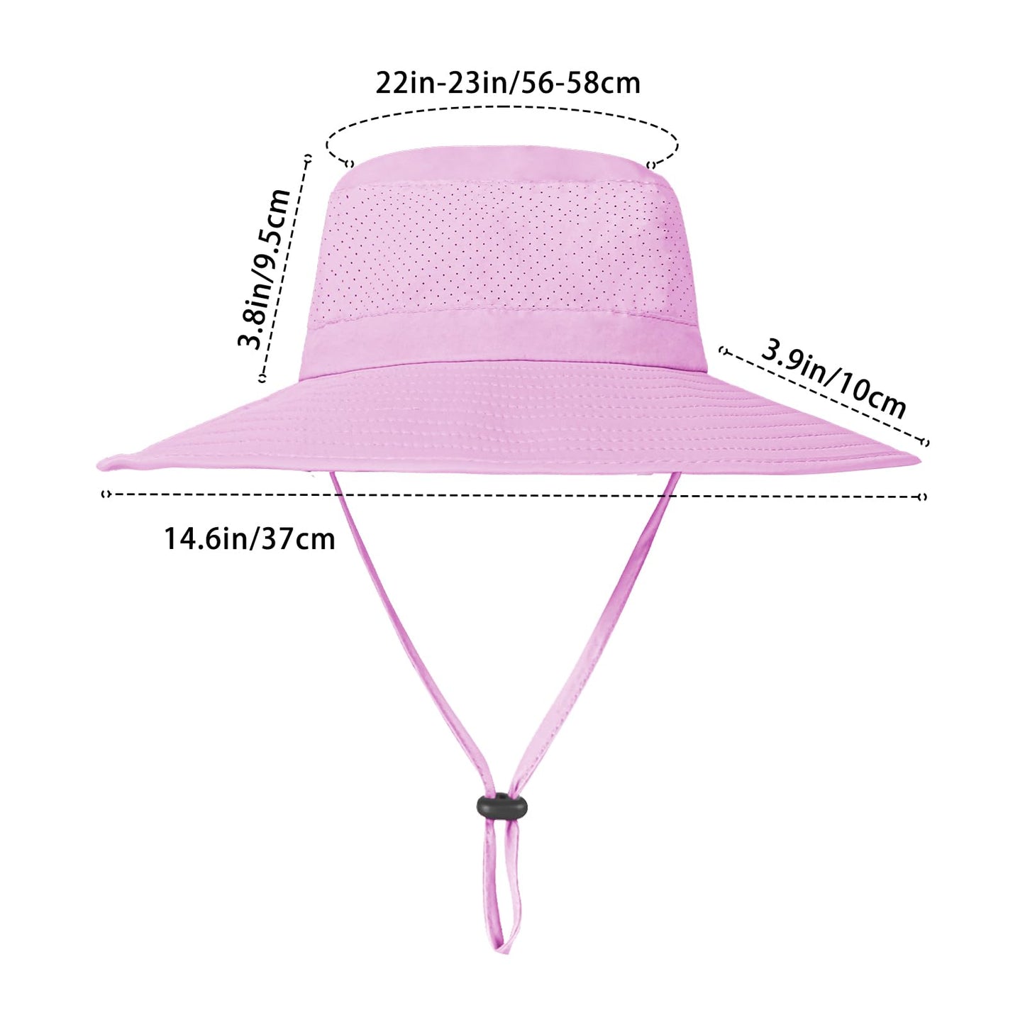 ZOORON Boonie Hat UPF 50+ Cooling Sun Hat for Men and Women,Wide Brim Bucket Hats for Outdoor Golf Hiking Safari Beach Purple