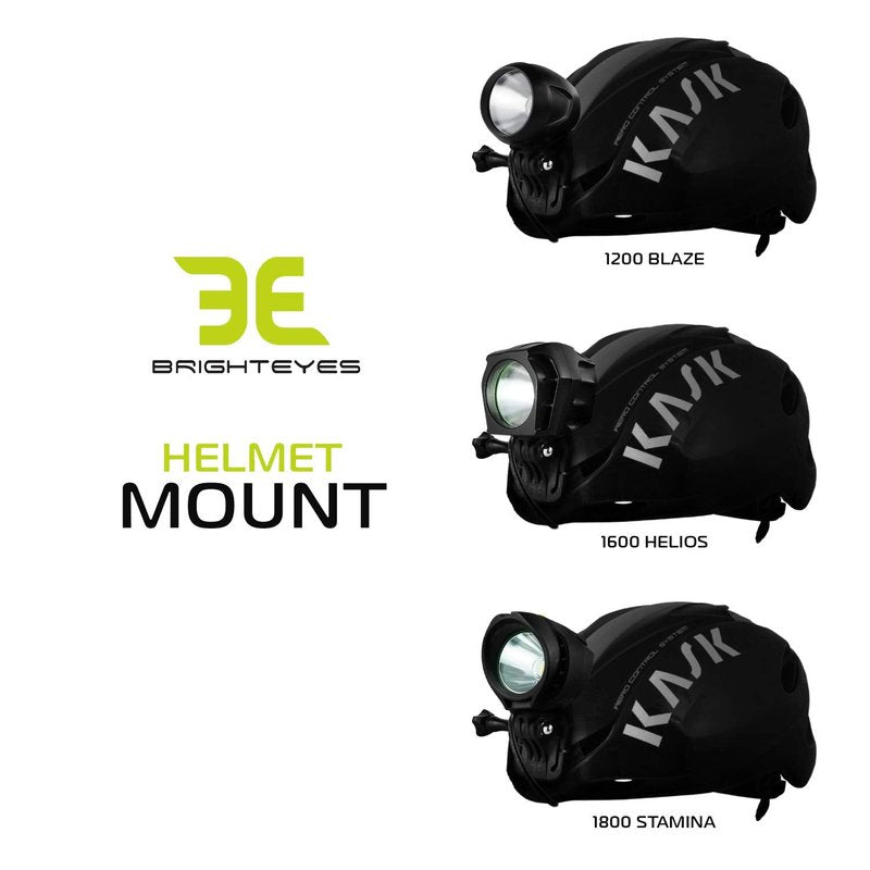 Bright Eyes - Mounts Compatible with Action Cameras, for 1200 (Blaze),1600 (Helios) & 1800 (Stamina) Lumen Bike Lights. Also Fits All Other Similar Lights (Lights not Included).