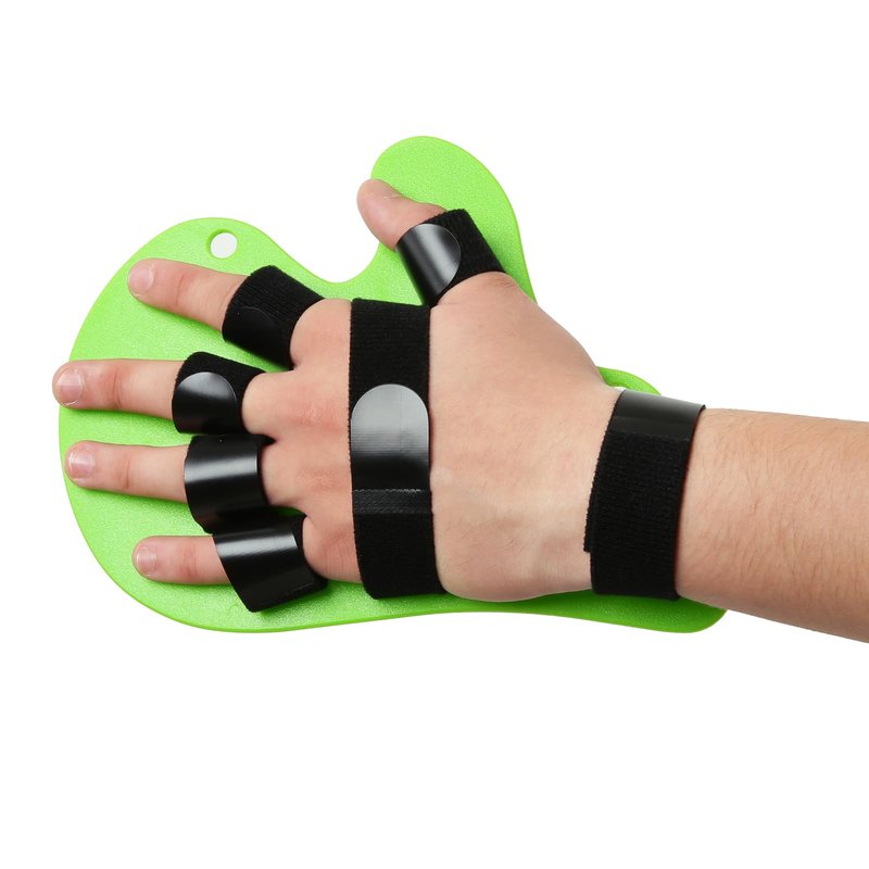 PSNOOK Resting Hand Splint with Finger Support,Brace for Stroke RecoveryFinger Straightener Extender, Hand Therapy Equipment (Fits Right or Left)