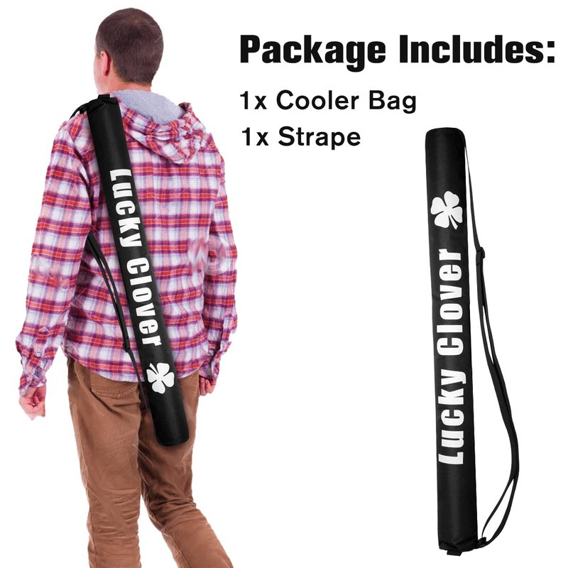 Glof Beer Sleeve for Golf Bag,7-Can Insulated Cooler Sleeve,Golf Gifts for Men,Fits in Most Golf Bags Styles and Types (Spider)
