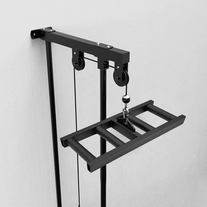 OMMUU Cable Pulley Wide Grip LAT tricep Rope Pull Down up T bar Row Back Training Exercise Workout Machine attachments Double d Handles for Gym Home