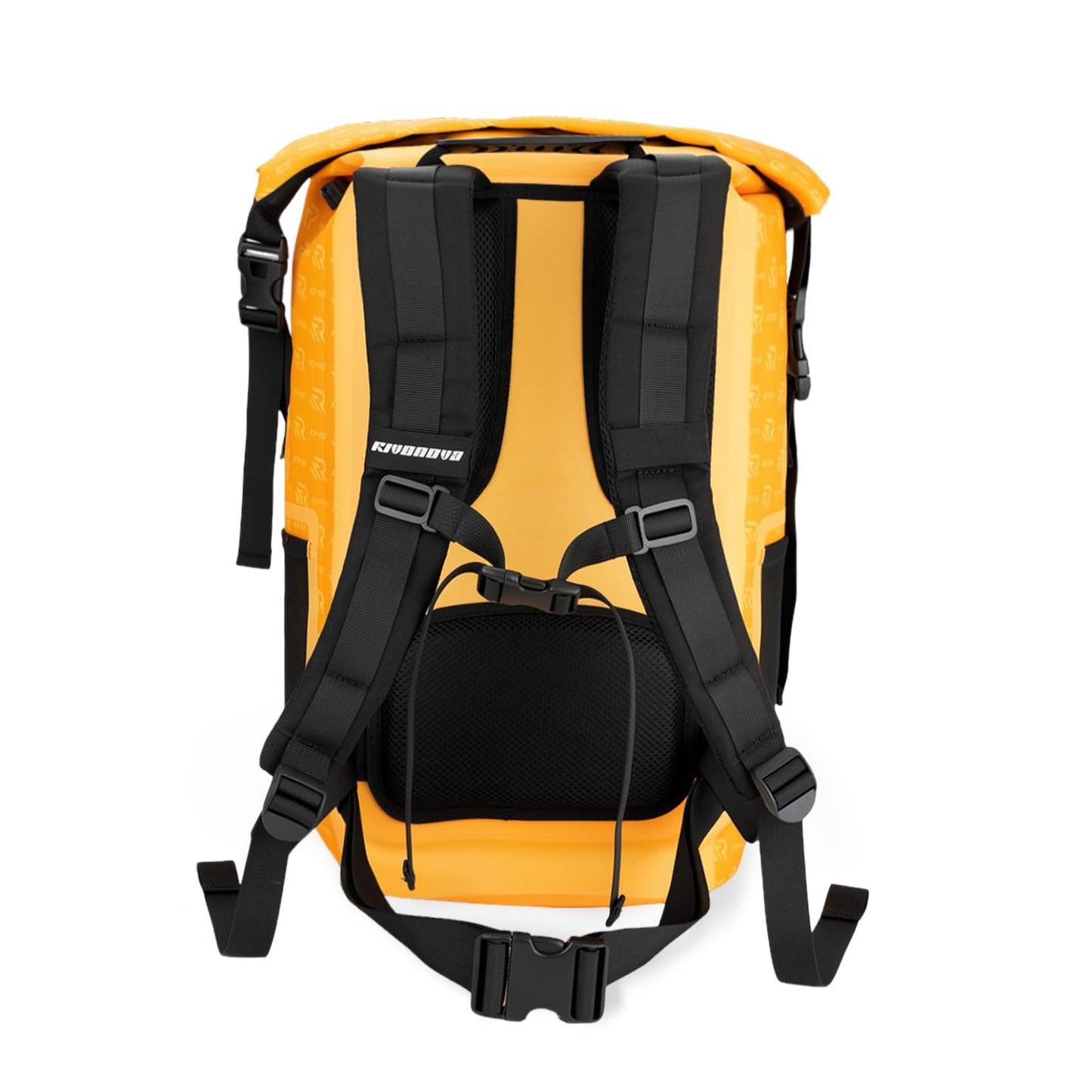 RIVONOVA Premium Roll Top Closure Cooler Backpack 20L Orange