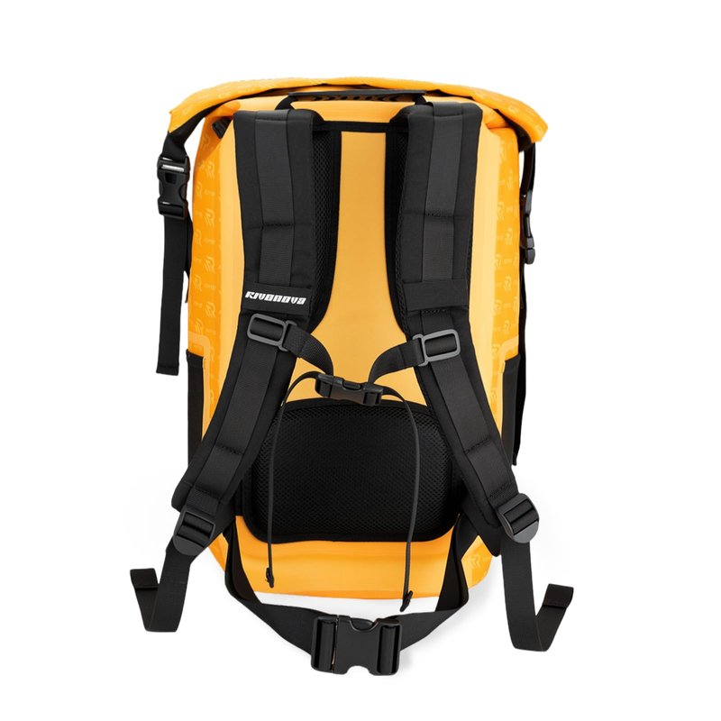 RIVONOVA Premium Roll Top Closure Cooler Backpack 20L Orange