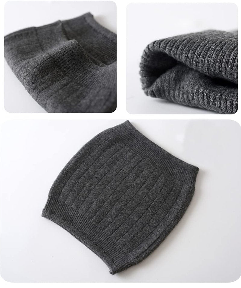 iEasey Thermal Cashmere Knit Lumbar Warmer Lower Back Support Belt Brace Stomach Kidney Warmer Abdominal Binder Belly Wrap
