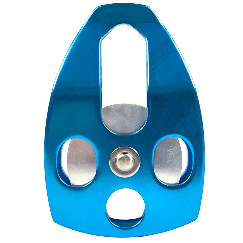 ProClimb 30kN Large Aluminum Rope Swivel Pulley - Single/Double Sheave, CE/UIAA Certified -Aluminum Pulley/Rope Pulley/Climbing Pulley- Aluminum Hardware