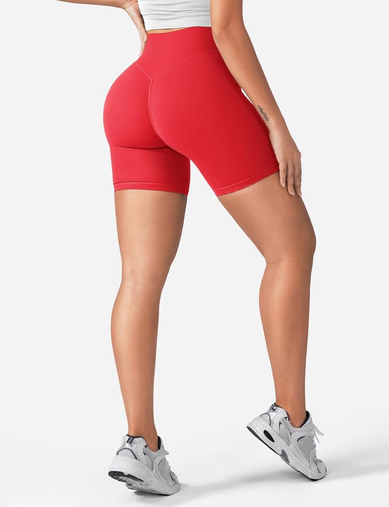 YEOREO Women's Biker Shorts - High Waist Tummy Control | SoftHue Workout Gym Shorts in 3.6", 4.5", 6" Sizes