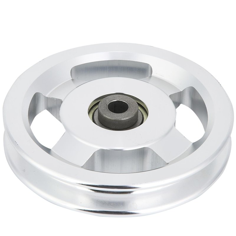 Strength Training Pulley, Aluminum Alloy Durable Pulley Wheel 4.5 Inch for Home Gym Fitness Enthusiasts Athletes Rehabilitation Exercises