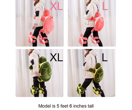 BeanPlush 3pcs Turtle Ski Protective Gear Oversize Hip Protectors for Skating Tortoise Cushion Padded Knee Pad