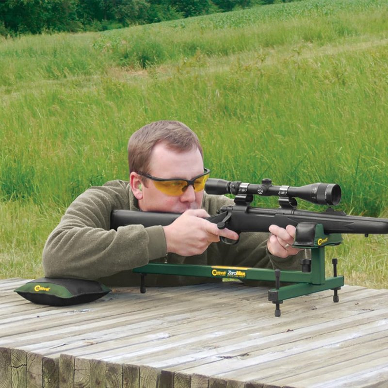 Caldwell Zeromax Adjustable Ambidextrous Rifle Shotgun Gun Shooting Rest for Outdoors, Range and Precision Shooting