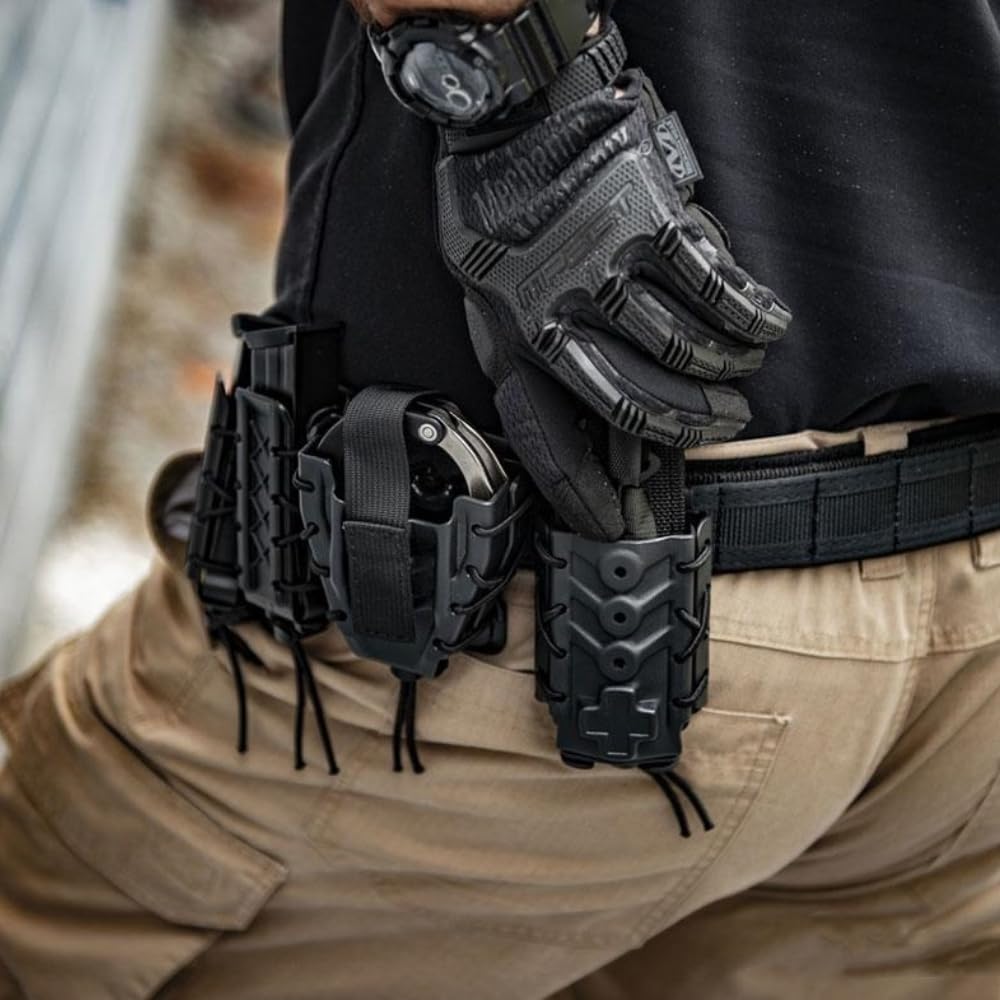 Handcuff Holster, Open Top Handcuffs Case, Cuff Pouch, Cuff Holder. Fit S&W Handcuff/Hinged Handcuffs/Other Cuffs (1 Pcs)