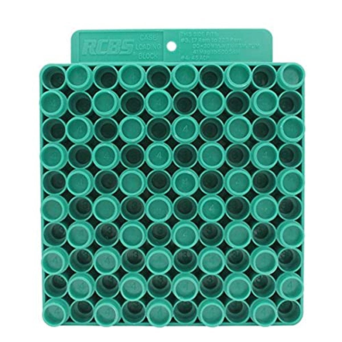 RCBS Universal Case Loading Block – Two Sided – Holds 50 Cases – Green