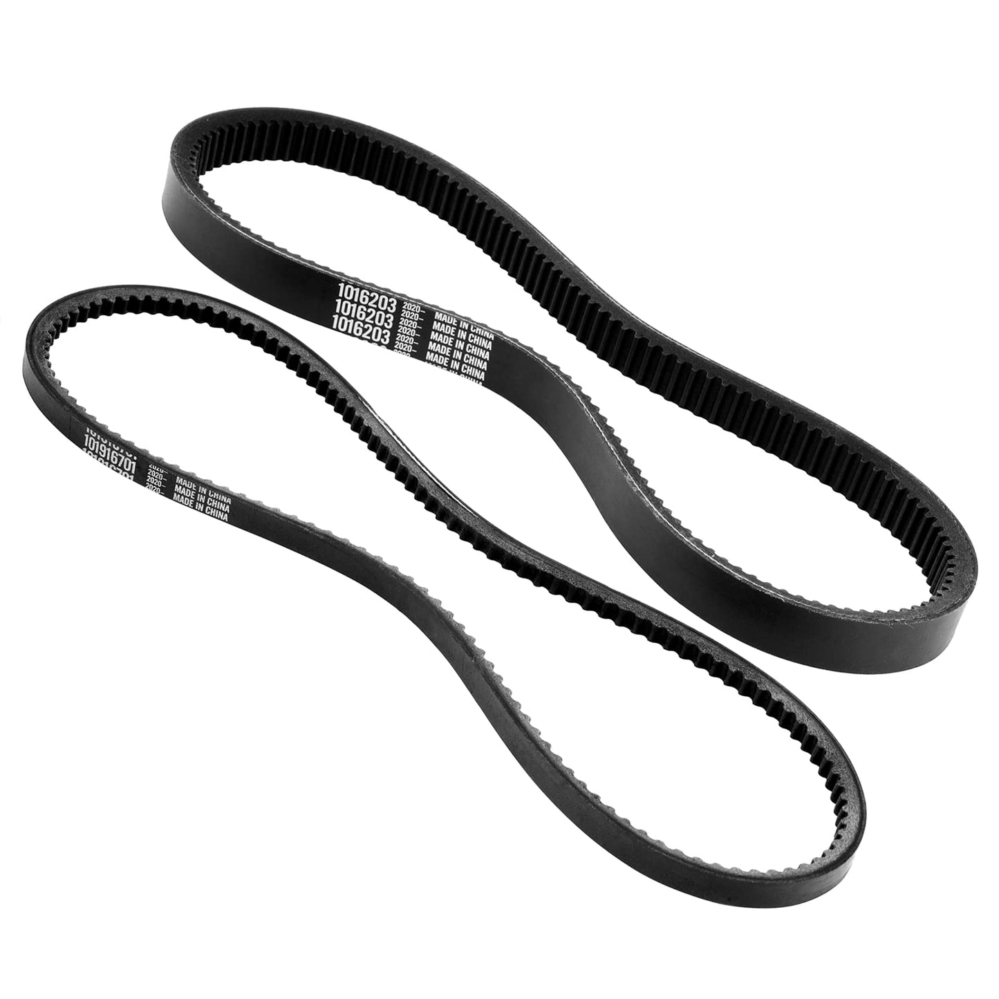 Roykaw Golf Cart Clutch Drive Belt/Starter Generator Belt Kits for 1997-Up Club Car DS & 2004-Up Club Car Precedent Golf Cart with OHV Kawasaki Engine Replaces OEM #101916701, 1016203