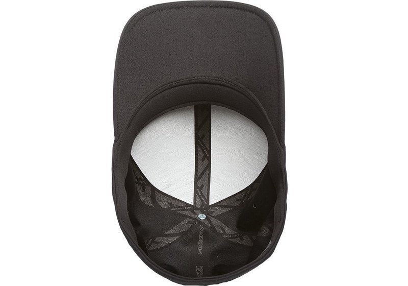 Flexfit Men's Delta Seamless Baseball Cap, Black, Small-Medium